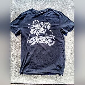 Street Fighter Black T-Shirt